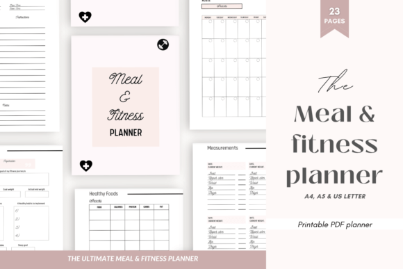Download Health and Fitness Planner Printable - Premium Resources
