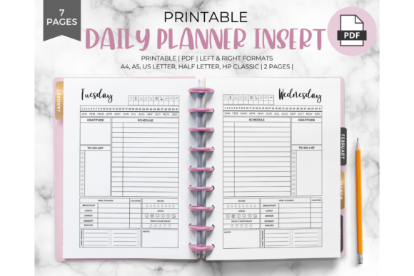 Download Daily Planner Inserts - Daily planner inserts Collection